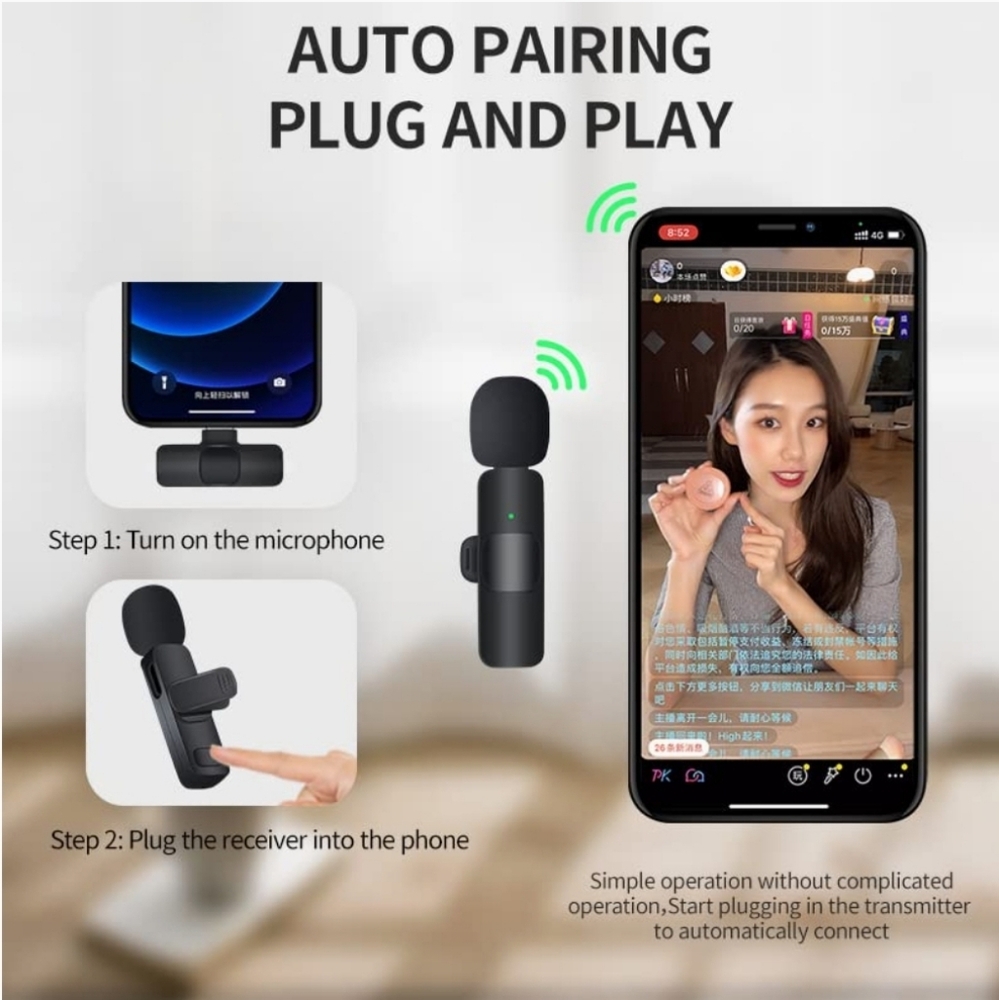 🎤2 Wireless Clip-on Microphones🎤 - Picture 6 of 10